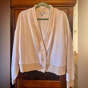 Joy Lab Cream Button-Up Cardigan NWOT